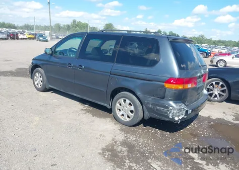2004 Honda Odyssey Ex z USA, uszkodzony, nr VIN 5FNRL18864B144111